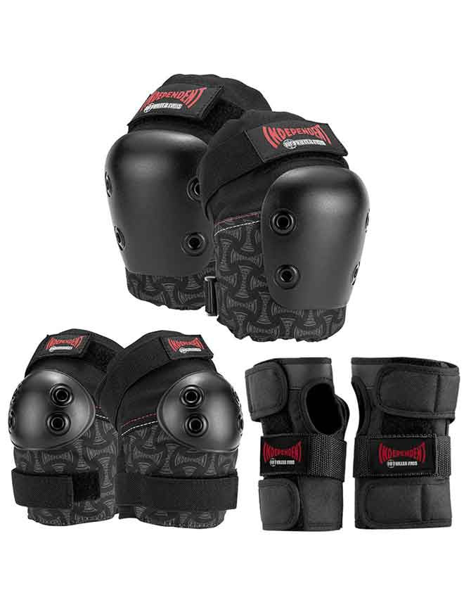 187 Kiler Pads X Independent Junior Six Pack | Black