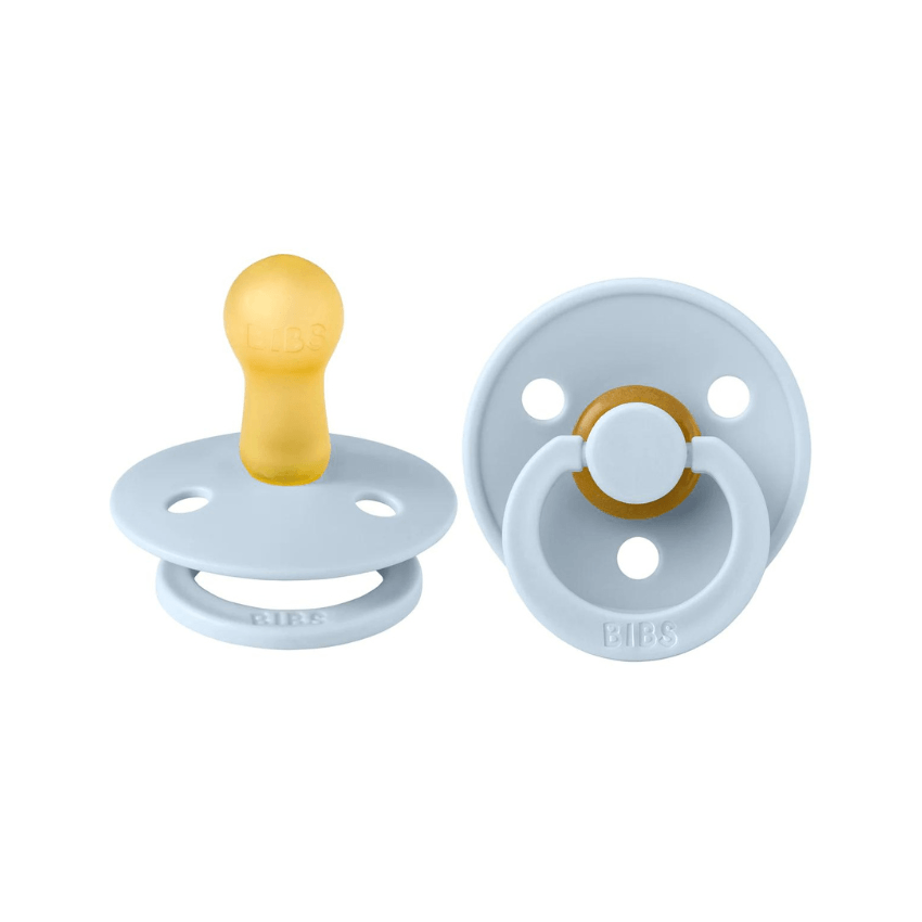 BiBS Classic Round Pacifier Set of Two - Size 2