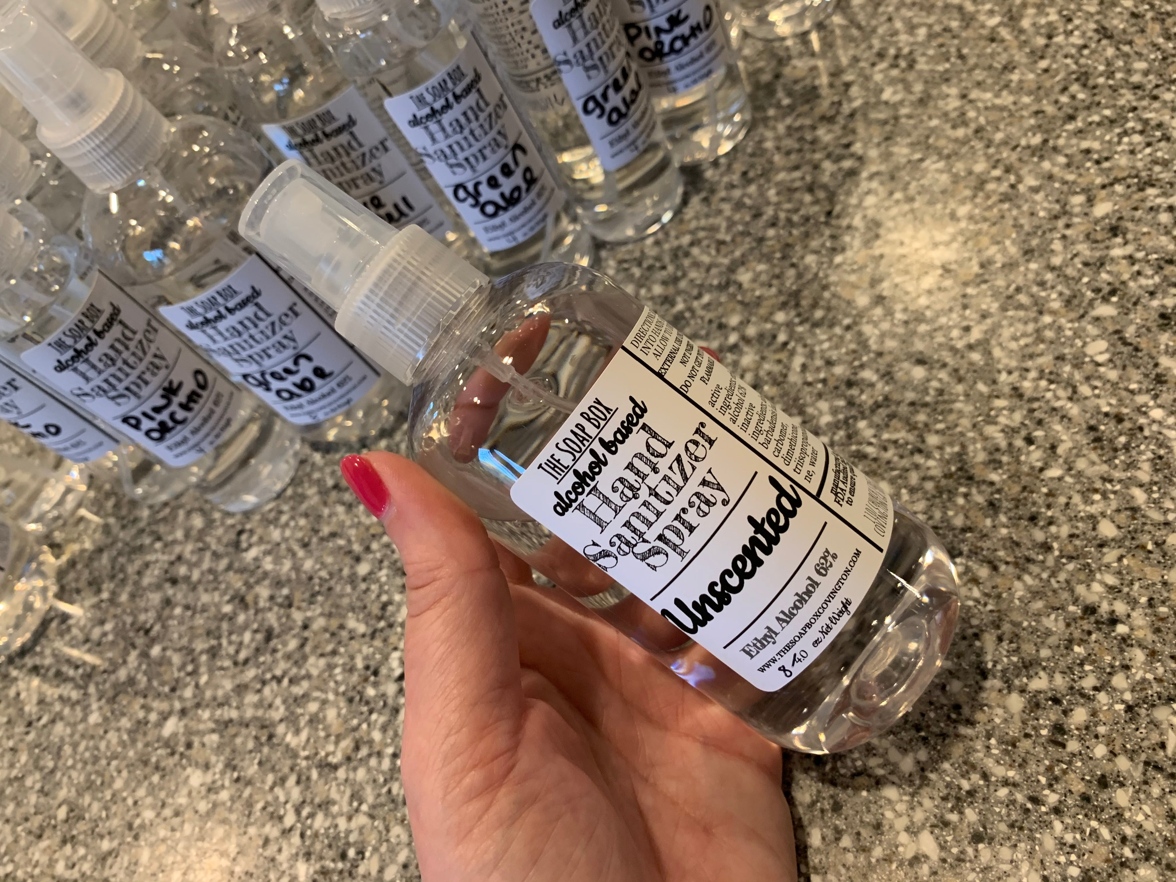 Hand / surface 70% ethyl alcohol SPRAY instock