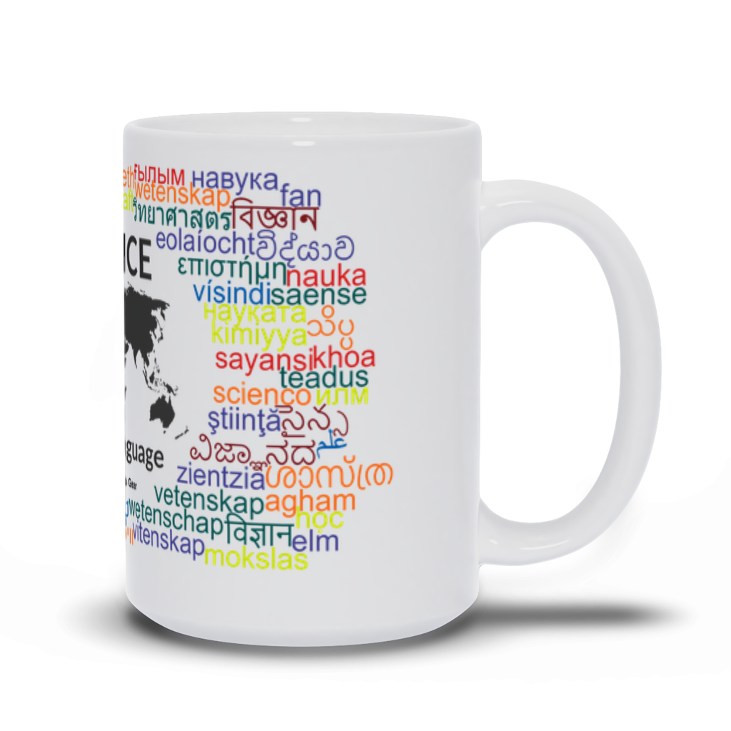 Science In Every Language - 15 oz Coffee Mug