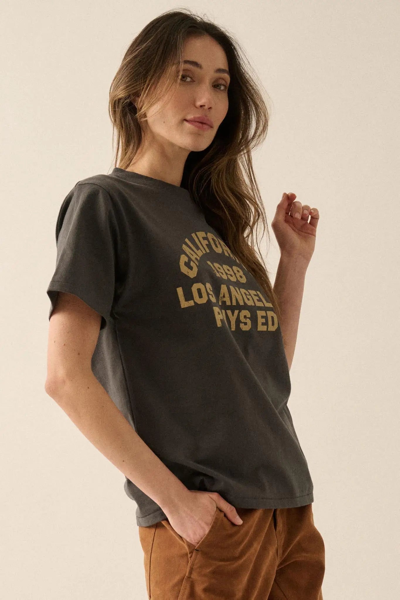 1998 Los Angeles Phys Ed Vintage-Print Graphic Tee