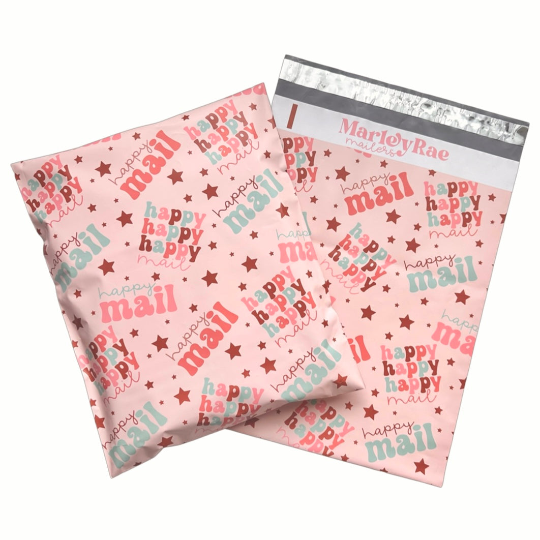 14.5x19 Premium Poly Mailer- Happy Mail