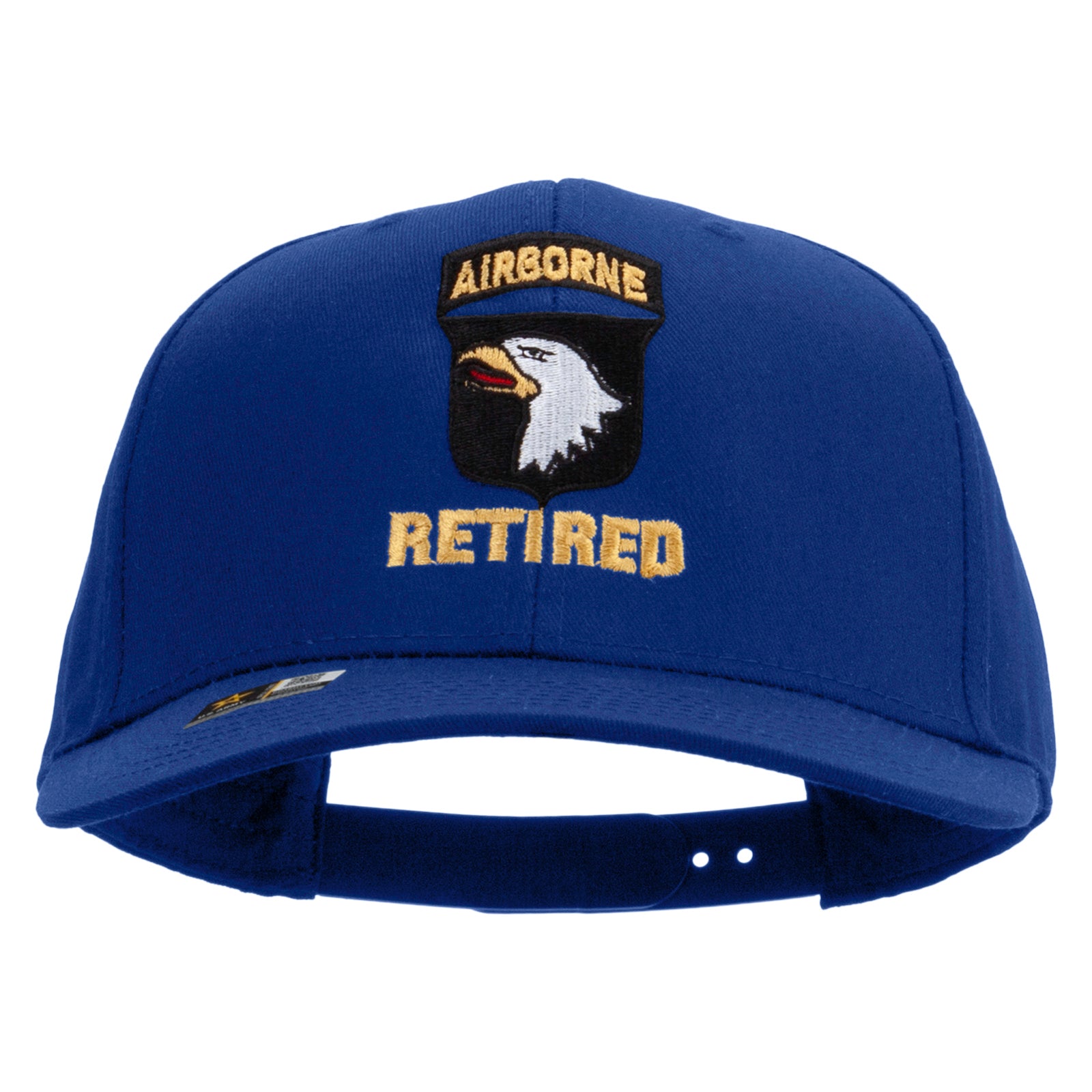 101st Airborne Retired Embroidered Solid Cotton Twill Pro Style Cap