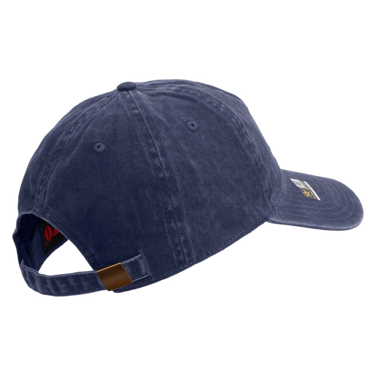 101st Airborne Veteran Embroidered Washed Solid Pigment Dyed Cotton Twill Brass Buckle Cap