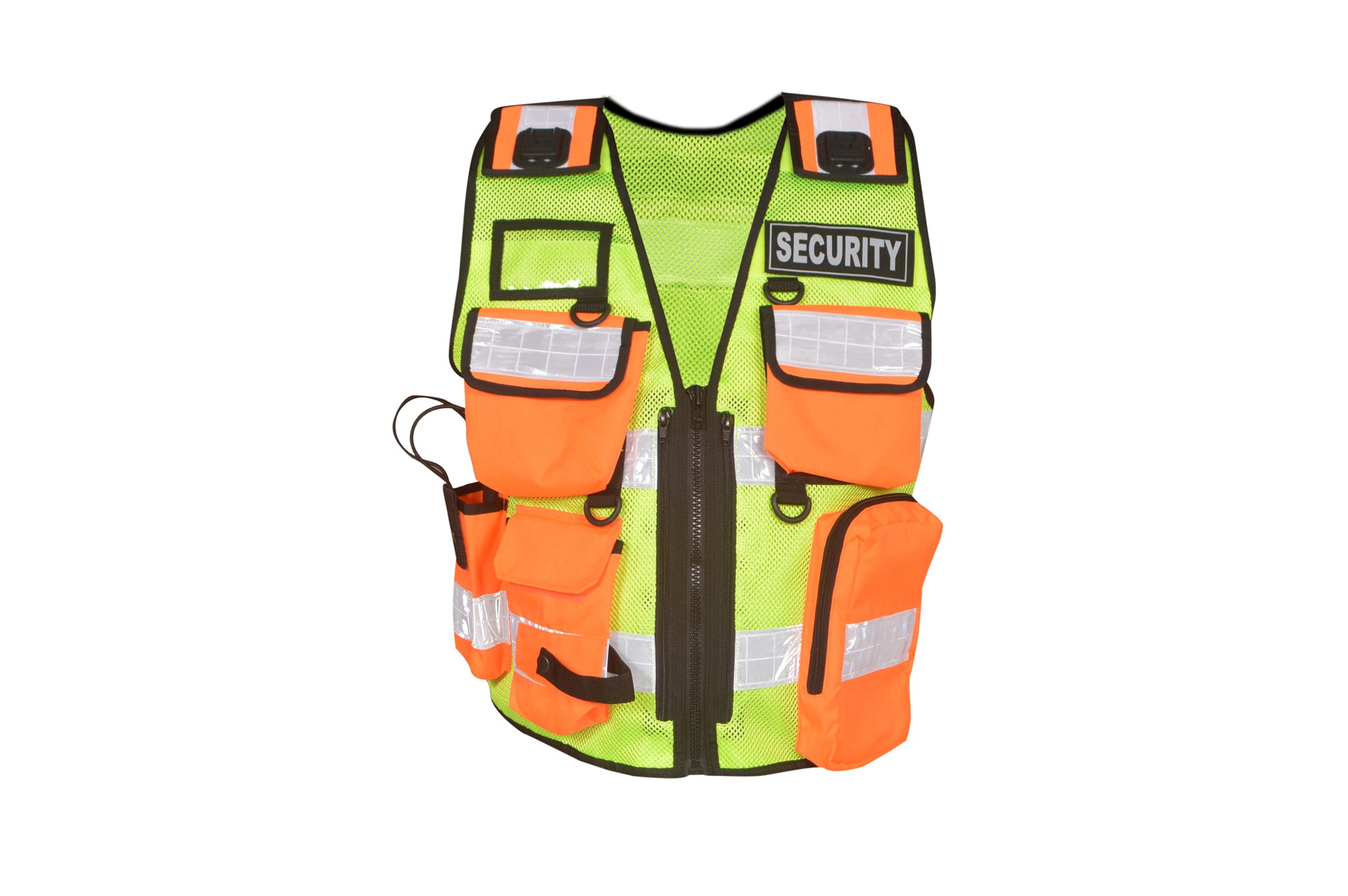 1202 Paramedic Vest Dog Handler Vest Hi Viz Security Vest multi-function tactical Press CCTV Vest
