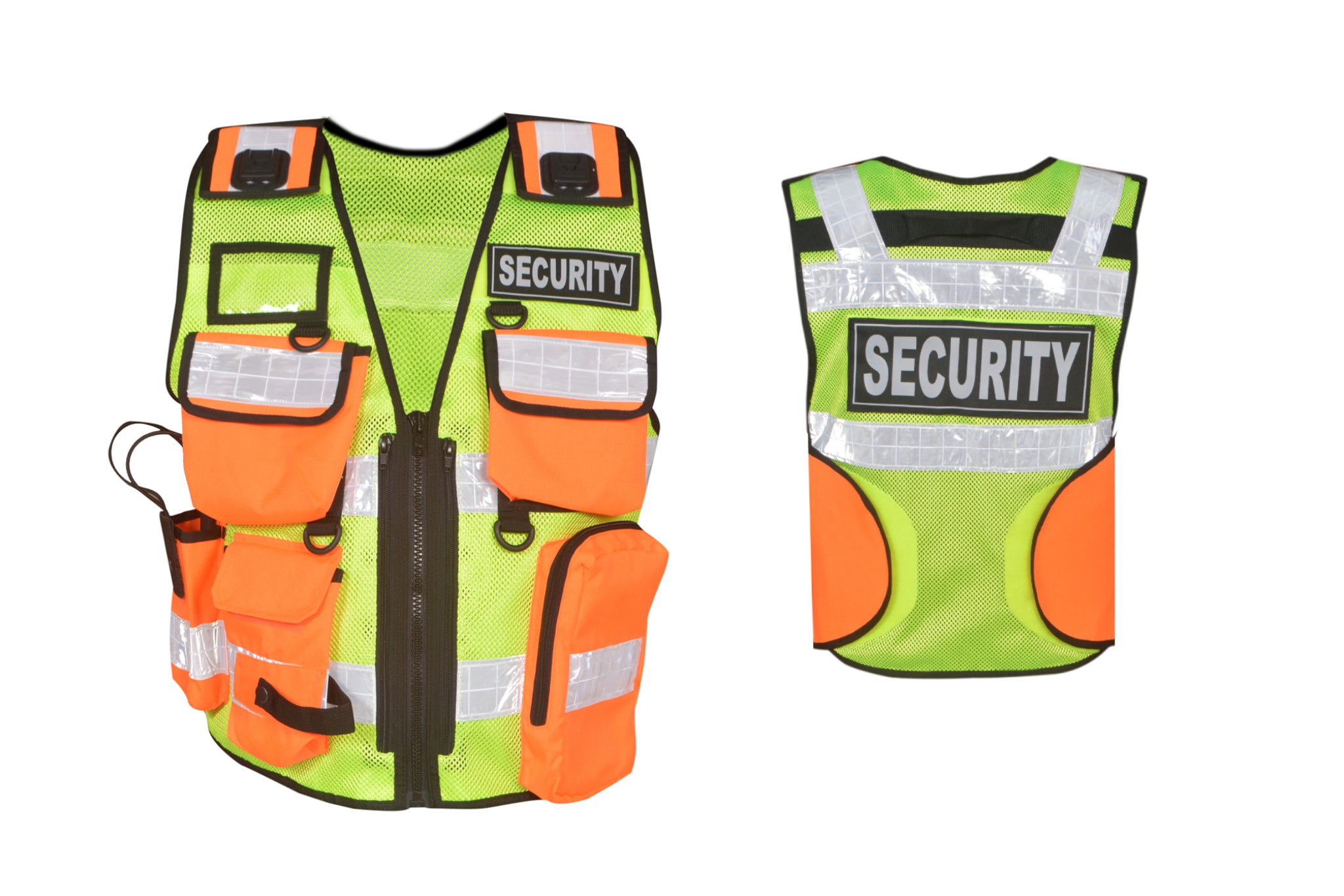 1202 Paramedic Vest Dog Handler Vest Hi Viz Security Vest multi-function tactical Press CCTV Vest