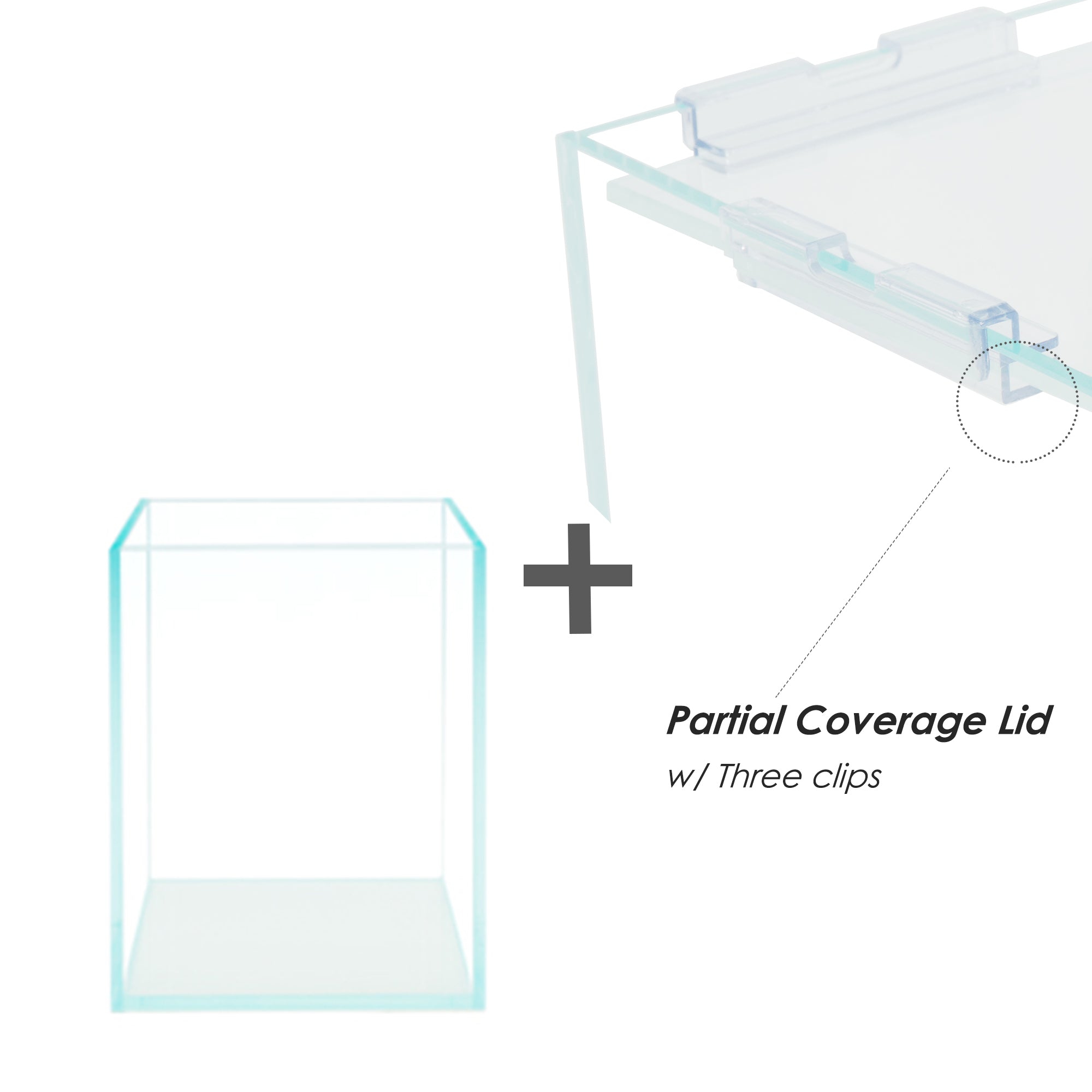 5 Gallon Nano Tall Rimless Frameless All Glass Aquarium, Low Iron Rimless Glass Tank, 30X25X25cm, 5mm Glass