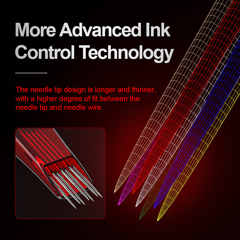 OG Red Arrow Round Shader (RS) Tattoo Needle Cartridges 20pcs