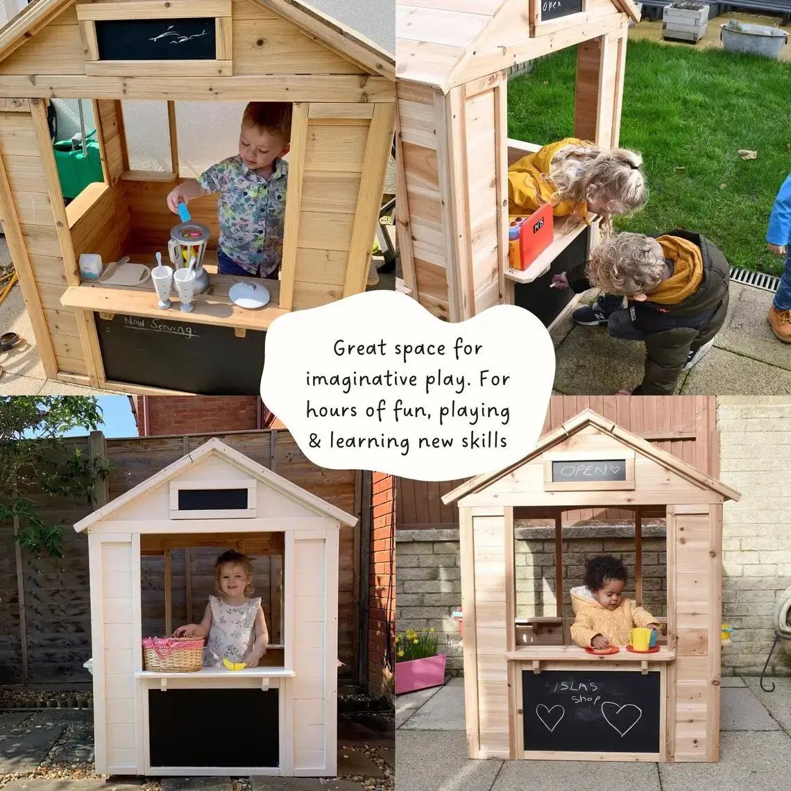 Cafe Shop Playhouse for Imaginative Roleplay