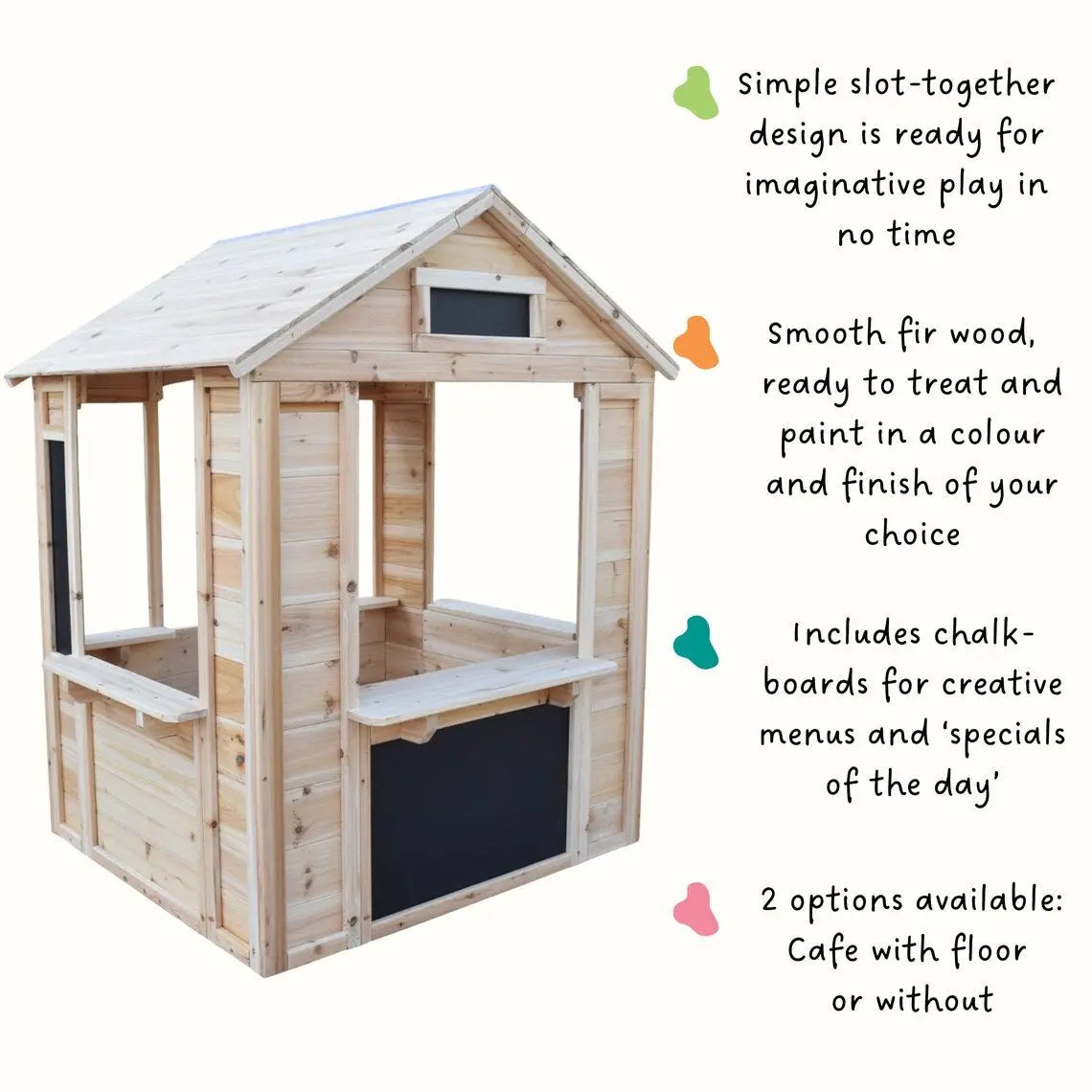 Cafe Shop Playhouse for Imaginative Roleplay