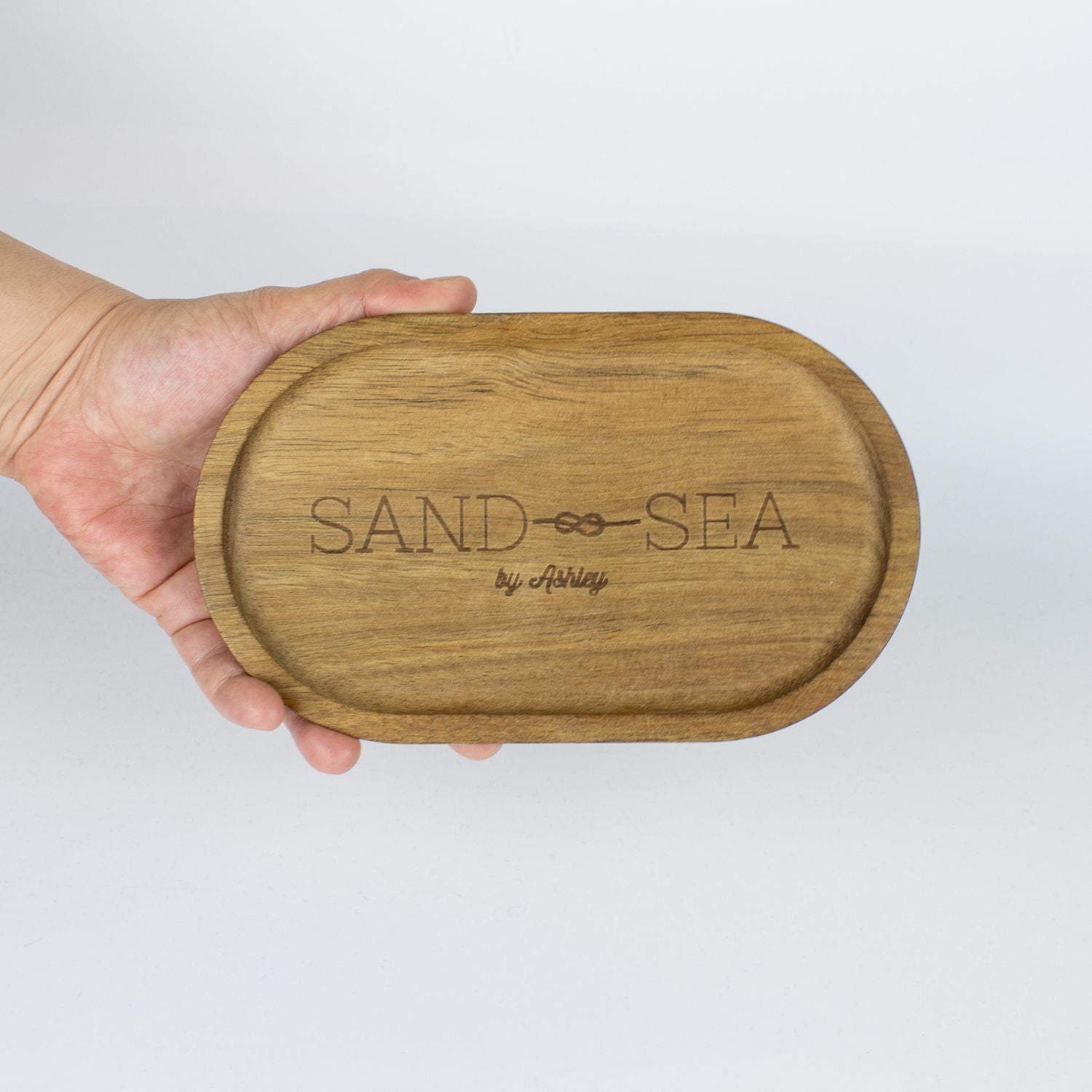 Clear Glass Soap Dispenser Gift Set with Wooden Tray - White Waterproof Sticker