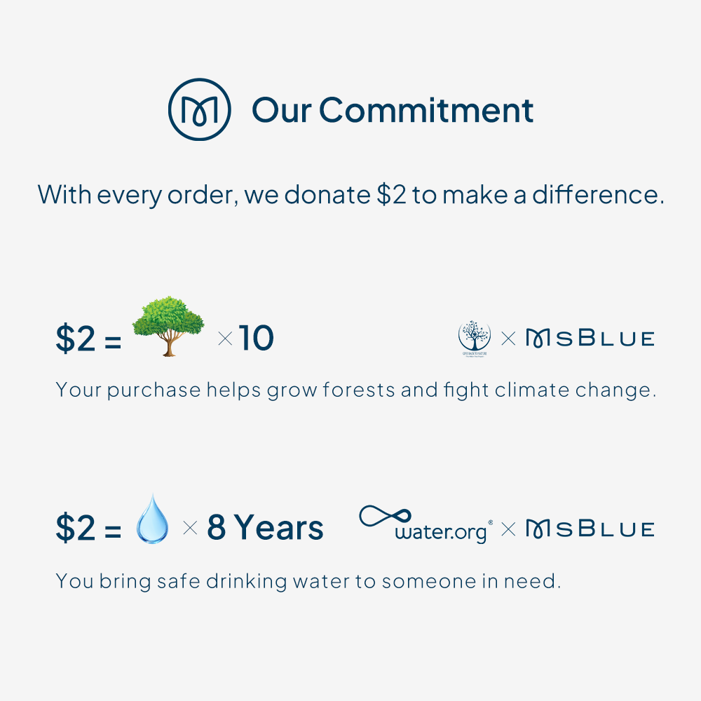 "Blue For Pink" Sapphire Necklace And Earrings Set With Ribbon