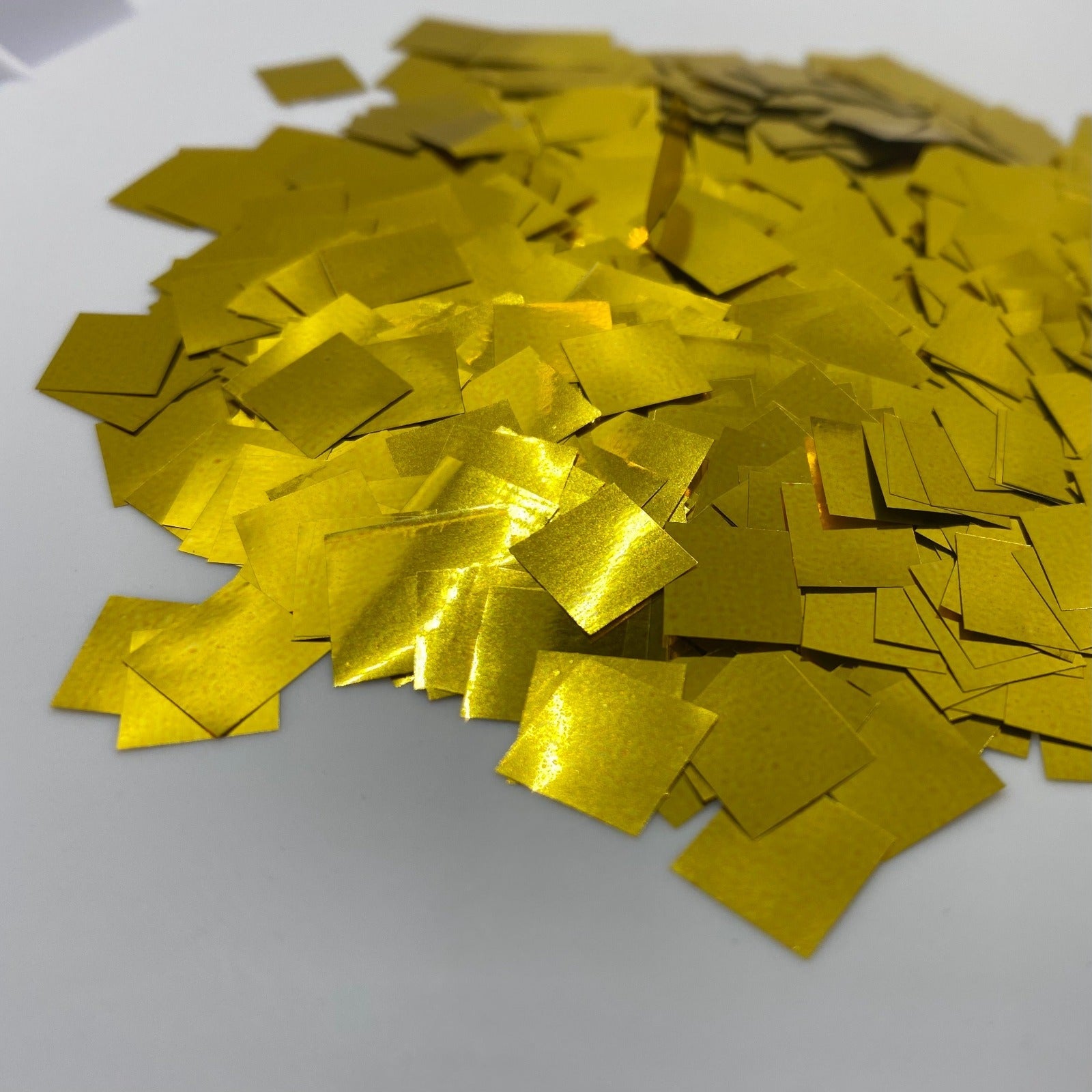 Gold Metallic Miniature Foil Confetti - Pixie Squares (1lb)