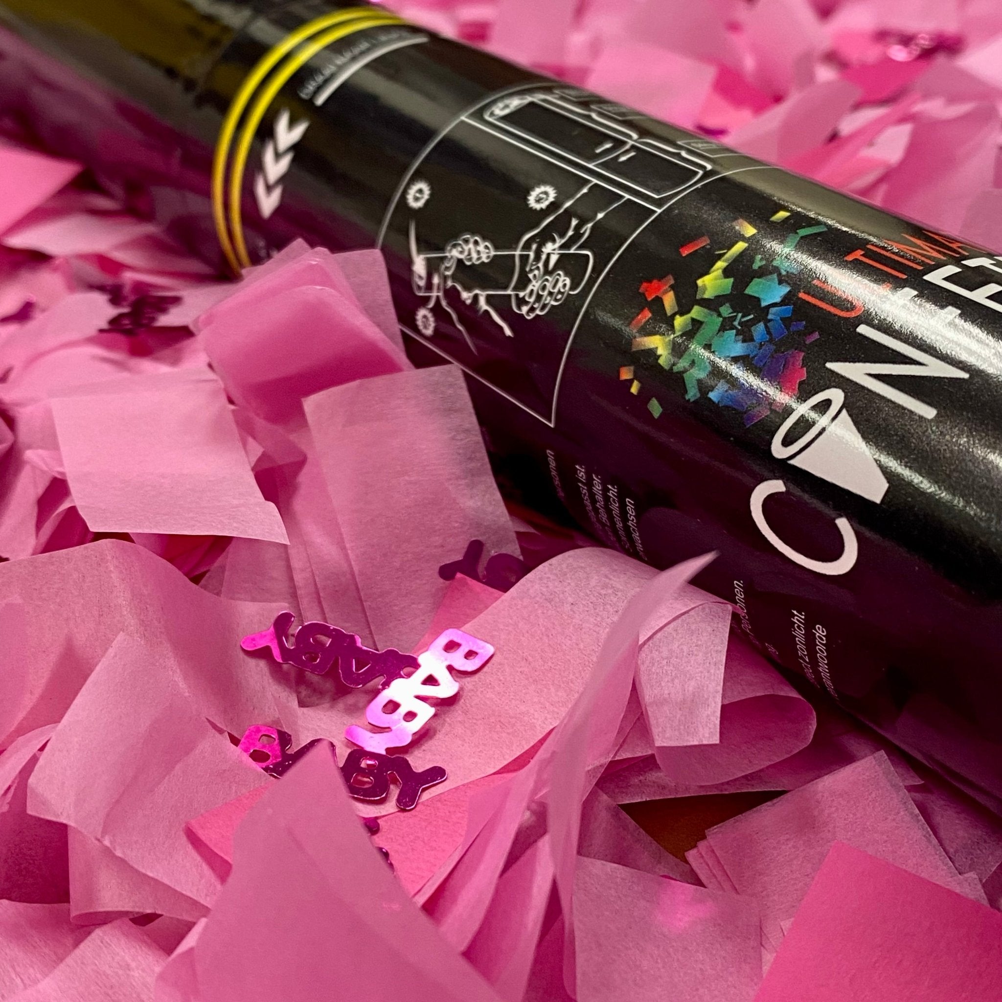 'It's a Girl!' Gender Reveal Confetti Cannon (2 Pack)