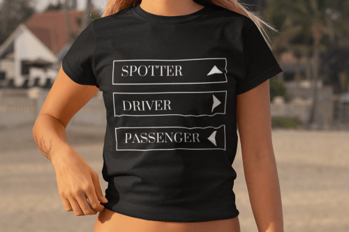 4x4 Funny Women's Crop Top