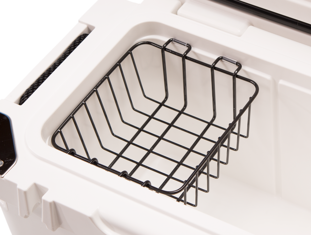 Accessory-Divider/Cutting Board, Basket, Lock, Light, & Plug for Cobalt Coolers