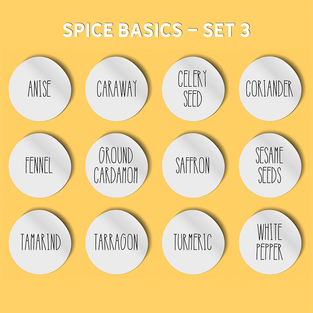 A Little Bit Dunn-y: Wide Mouth Spice Label Sets
