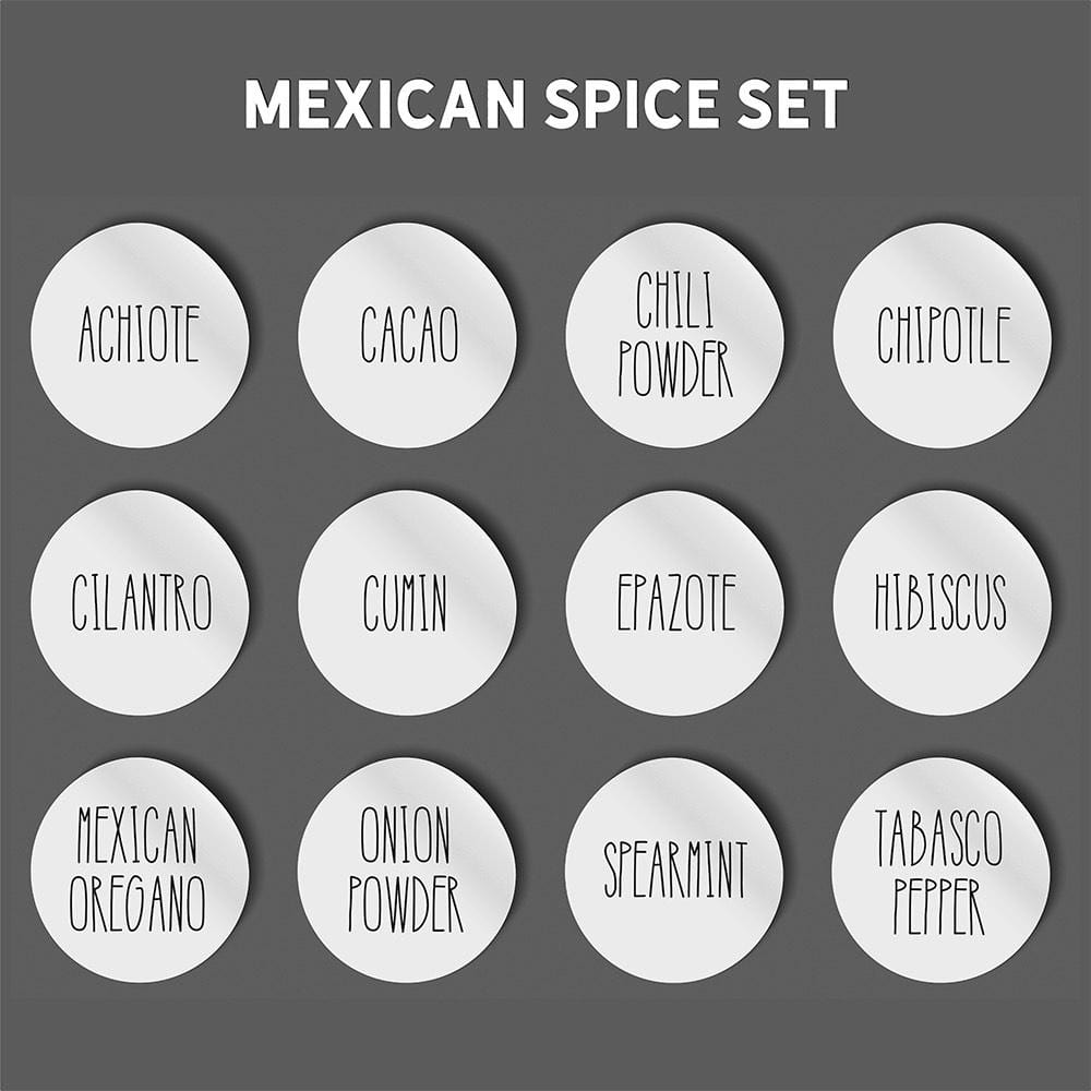 A Little Bit Dunn-y: Wide Mouth Spice Label Sets