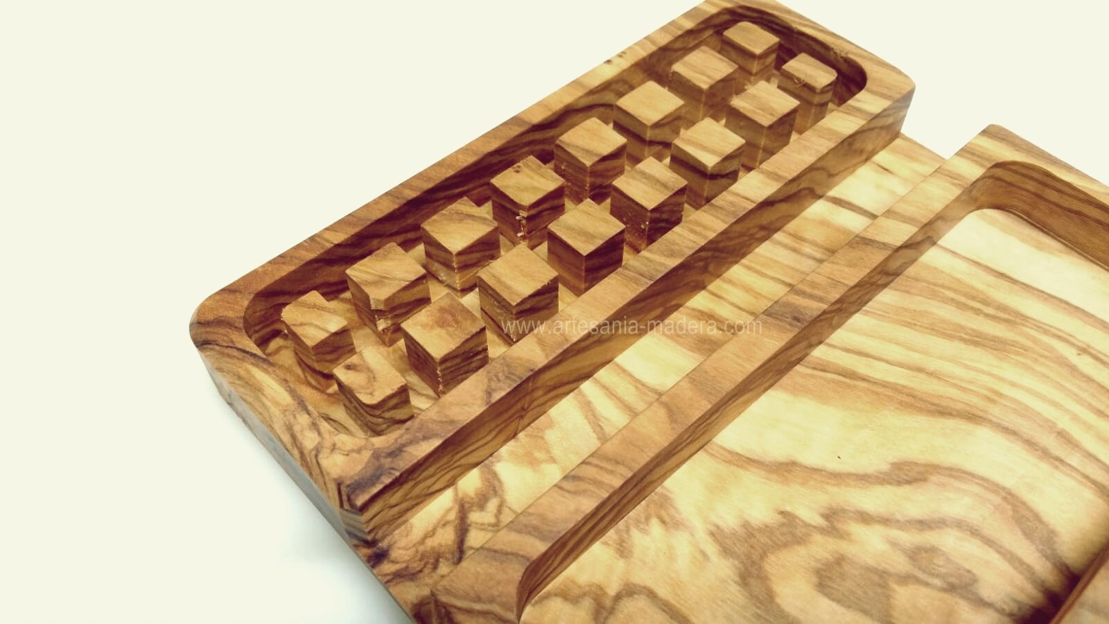 Desk Organizer Office Olive Wood , Station Desk , Docking Station, Iphone Holder, Phone Holder, Pencil Holder, Coin Organizer, Father's day