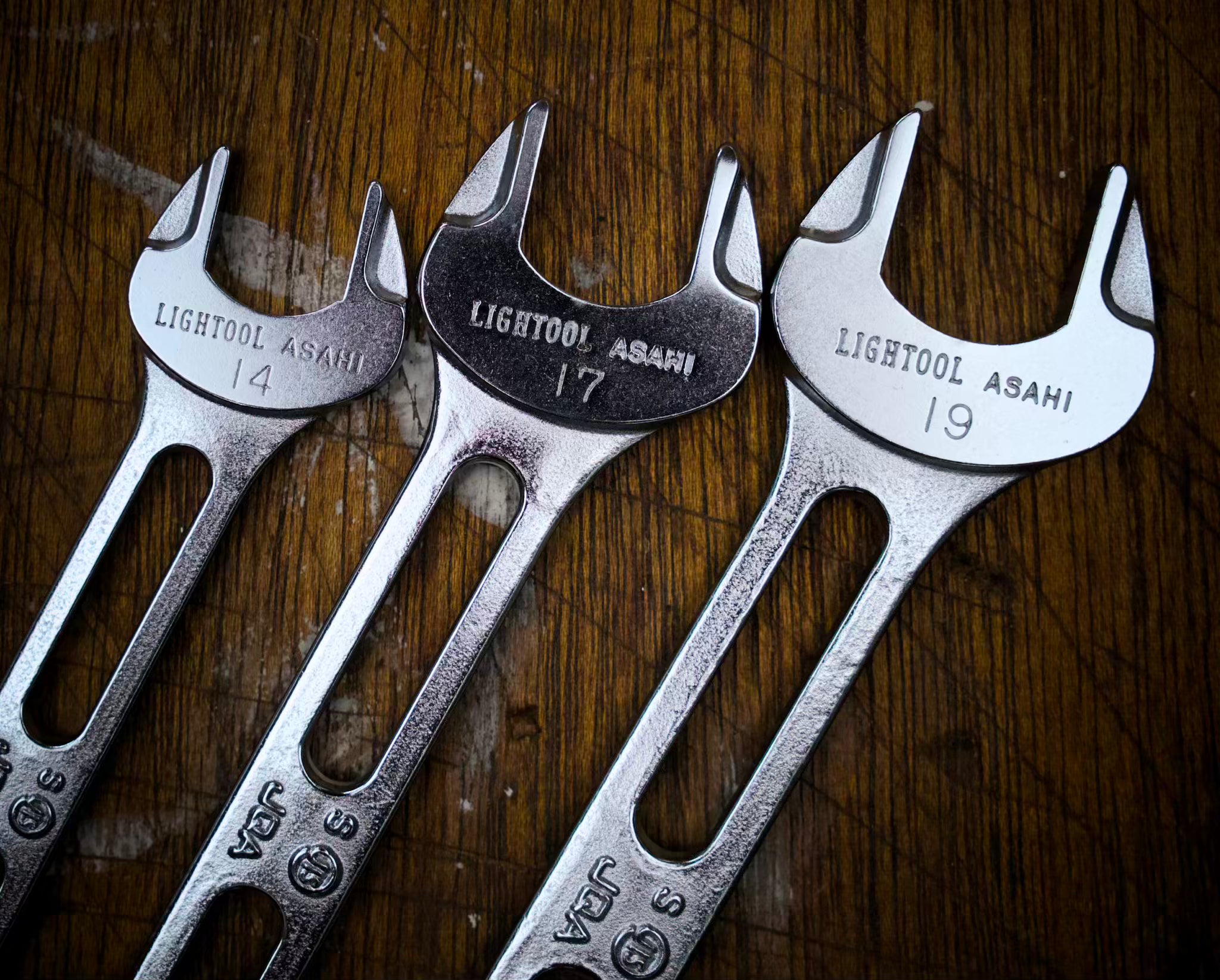 Asahi LIGHTOOL 7 piece open-ended Wrench set