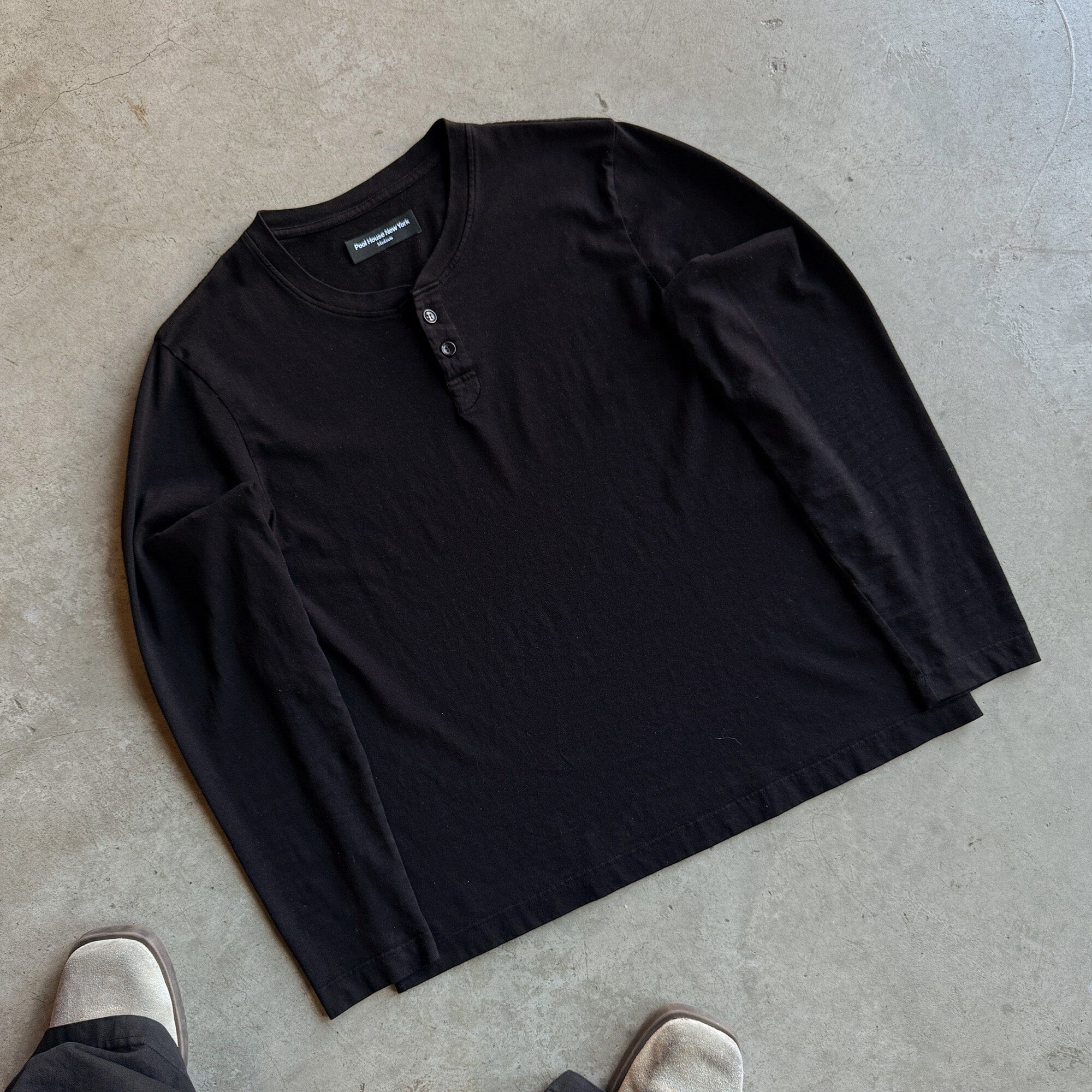 2-Pack | Los Feliz Crop Muscle Tee | Henley Long Sleeve