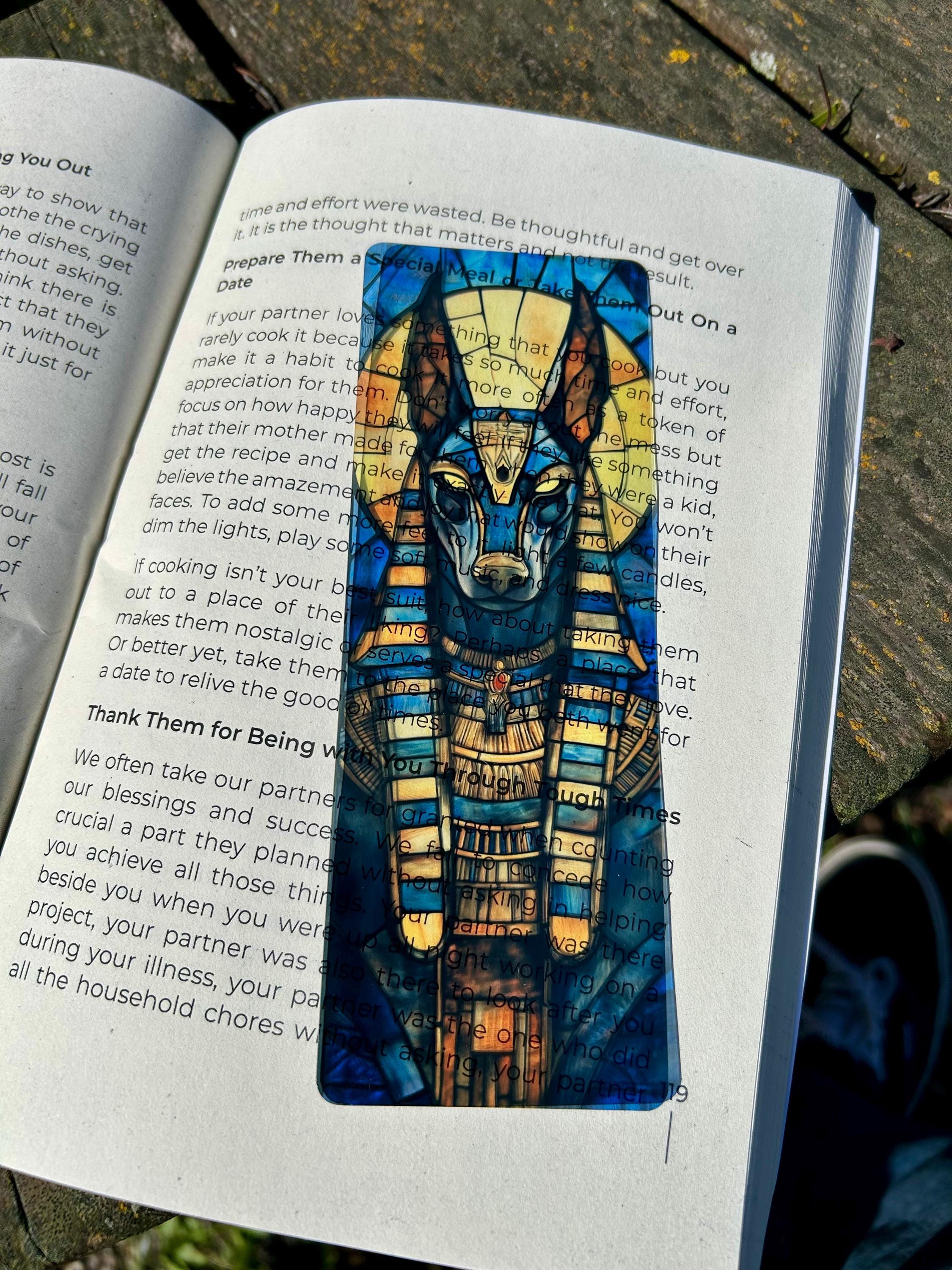 Anubis Bookmark - Egyptian God of the Underworld Design, Perfect for Book Lovers, Fantasy Fans, and History Enthusiasts, Unique Gift