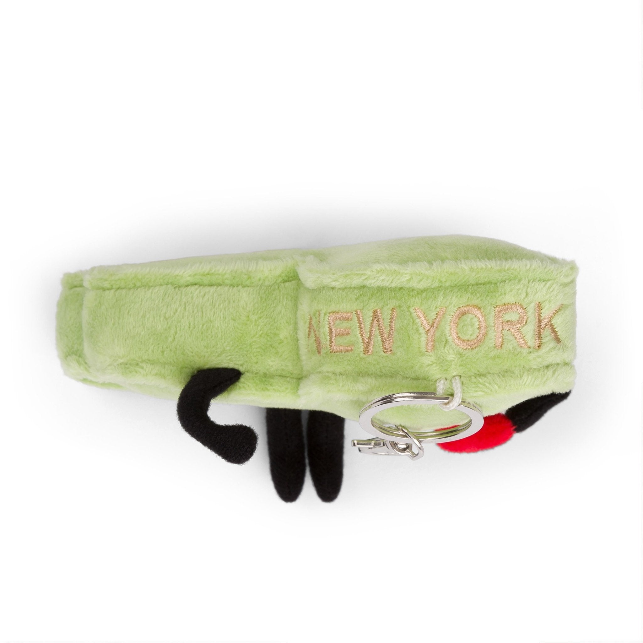 New York Stuffed State Keychain – Plush Empire State Bag Charm