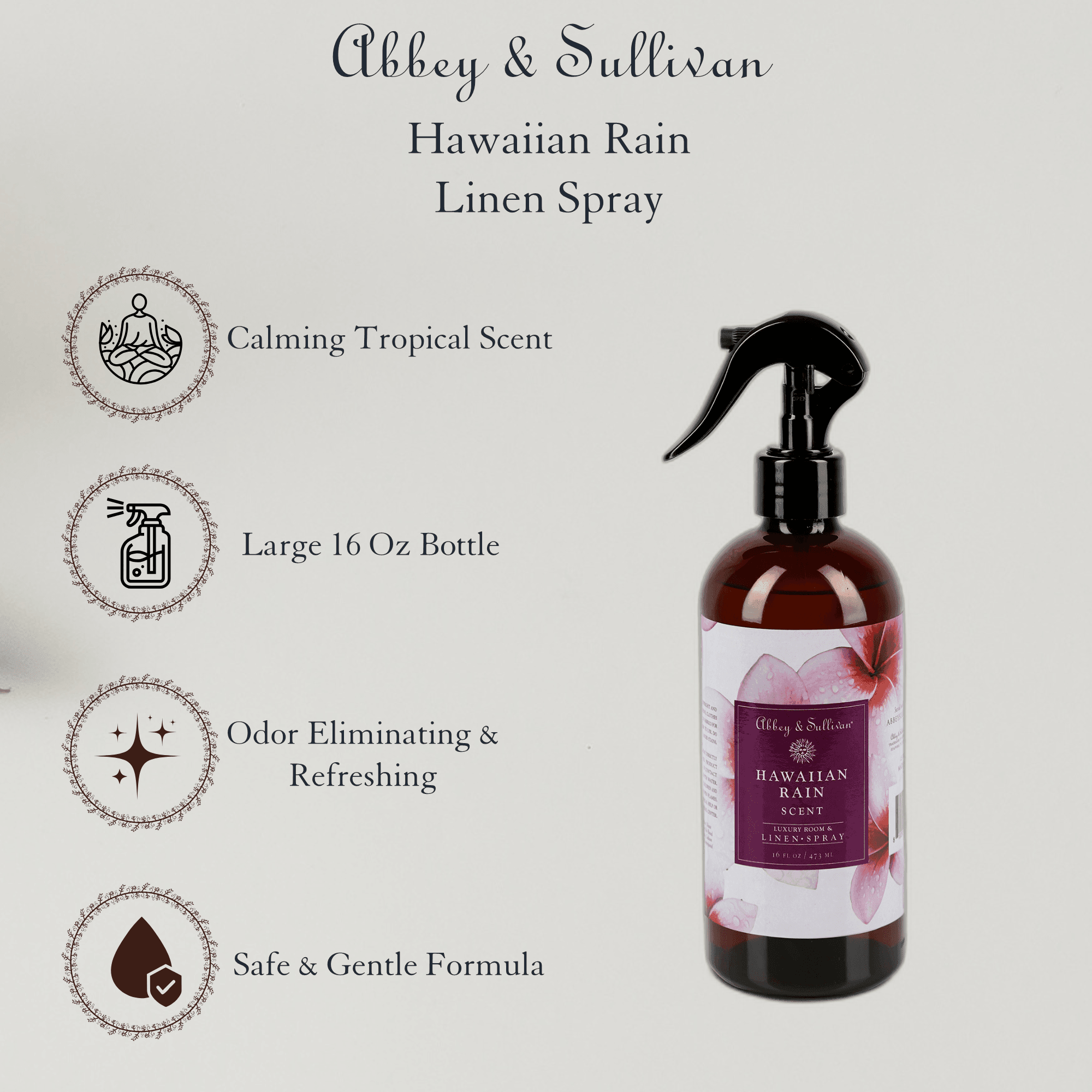 Linen and Room Sprays, Hawaiian Rain