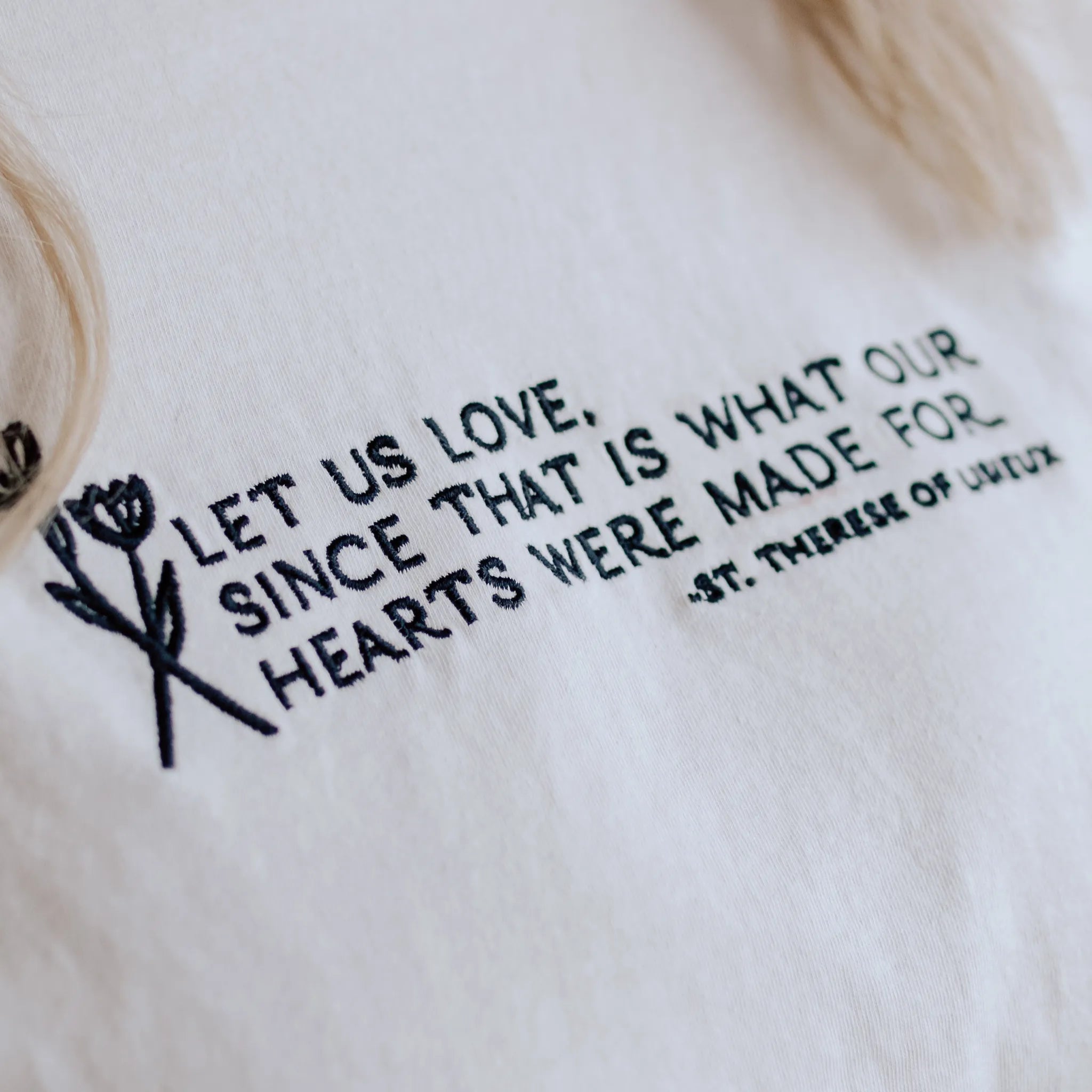 "Let us Love" / St. Thérèse of Lisieux T-Shirt