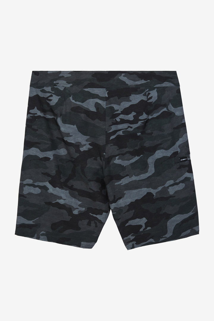 Black Camo 19" - Hyperfreak Heat Camo Boardshorts