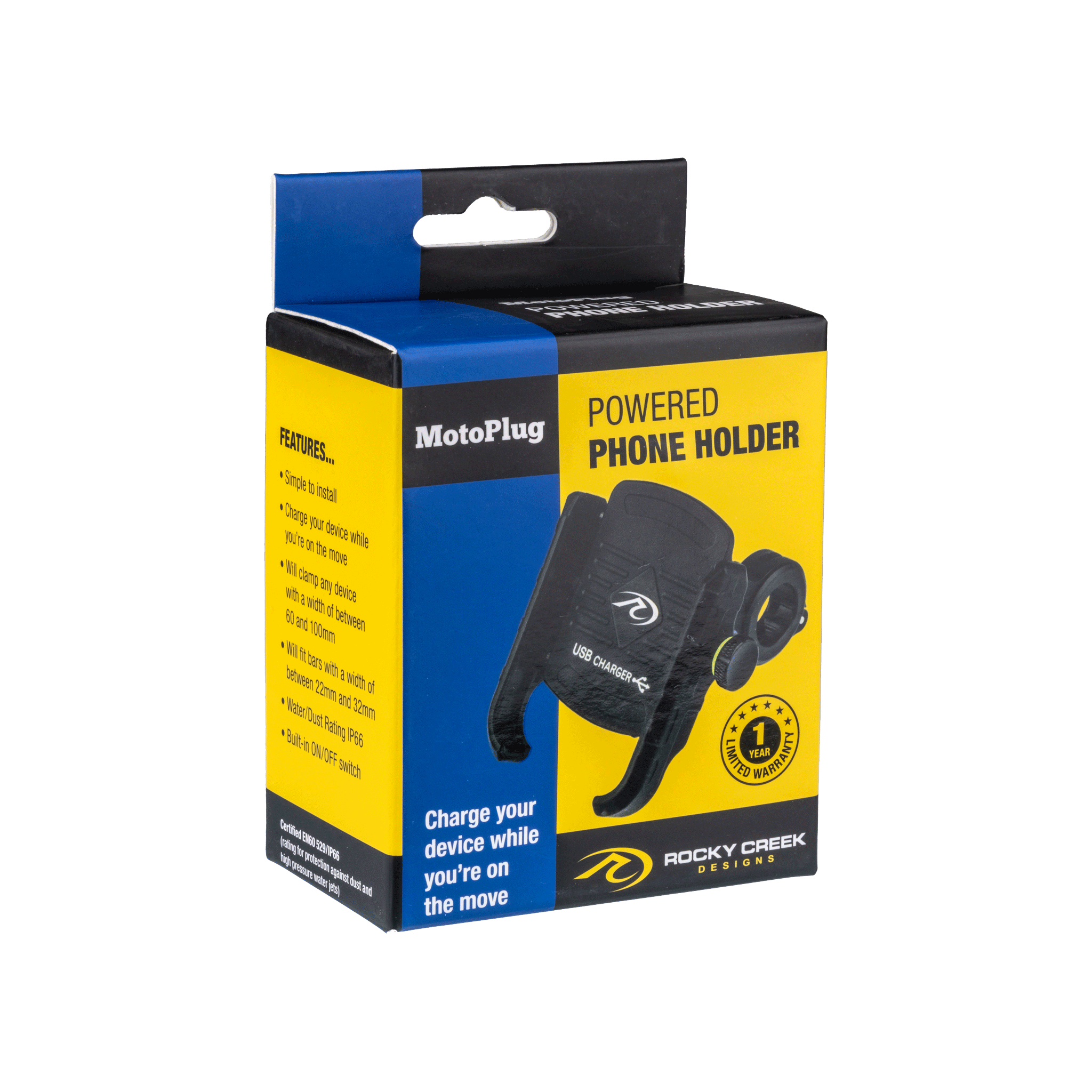 PA020 - Phone Mount with USB Charging port