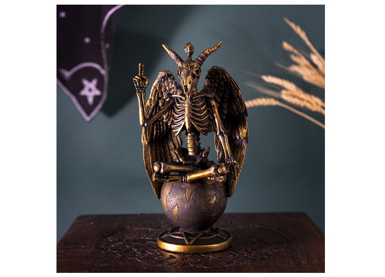 Baphomet Skeleton Statue