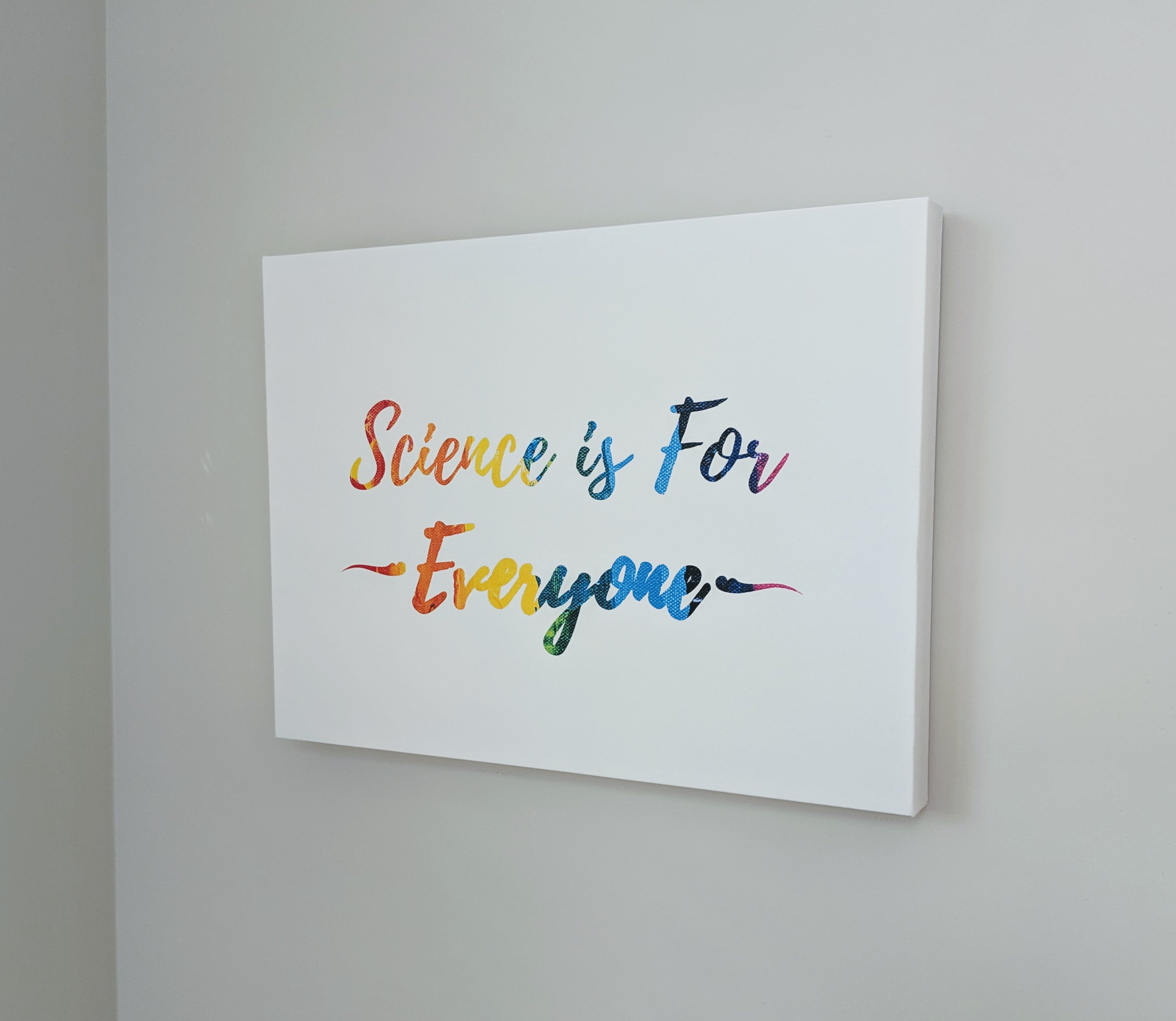Science is for Everyone - Canvas Wrap Print